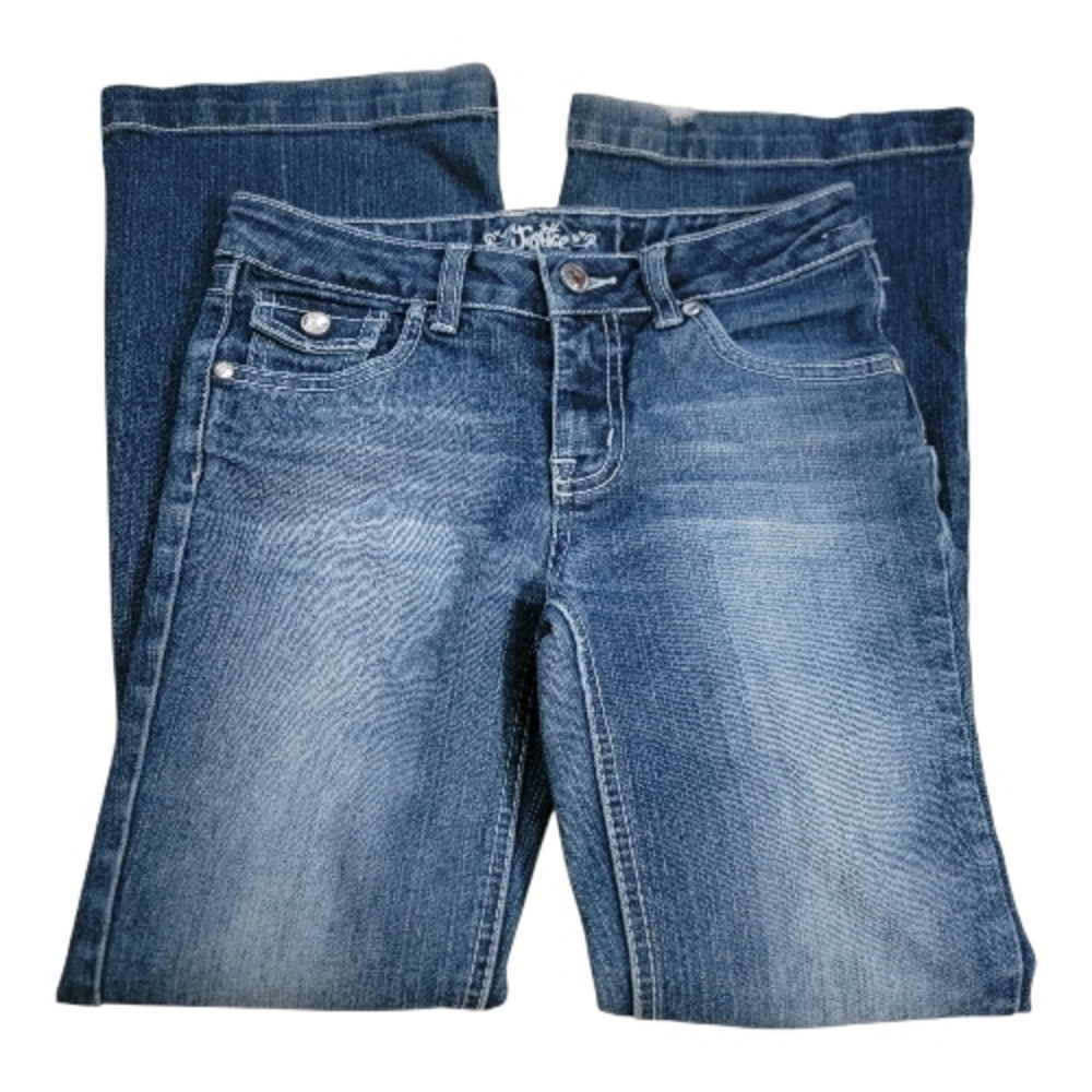 Justice, Blue Denim Kids Jeans, Size 10